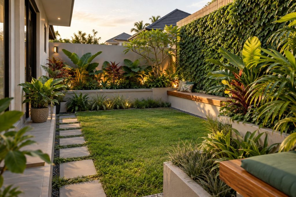 Backyard landscaping ideas for a small residential space
